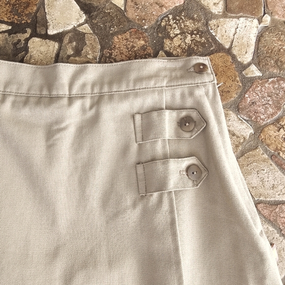 Dennis Uniforms Skort - Style 3521 J3 Junior, Light Tan Kahaki - Picture 3 of 13